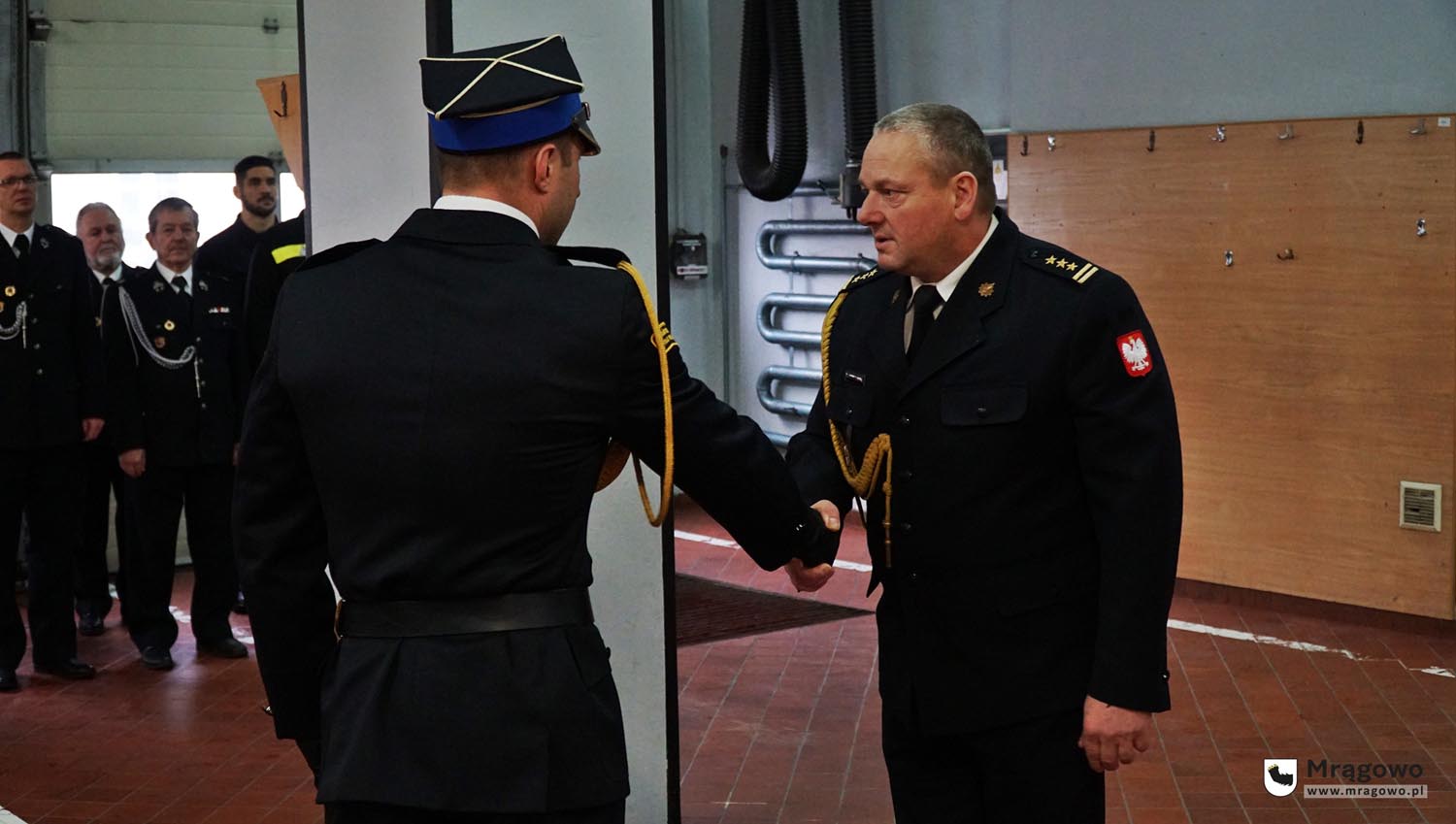 Uroczyste przekazanie samochodu ratowniczo gaśniczego Iveco dla OSP Krutyń